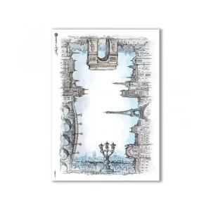 Papier ryżowy TWARZ  FORMAT A3 (32X45 CM)Paper Designs  