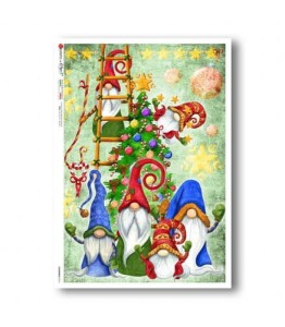 Papier ryżowy CHRISMAS 0316 A4 22X32