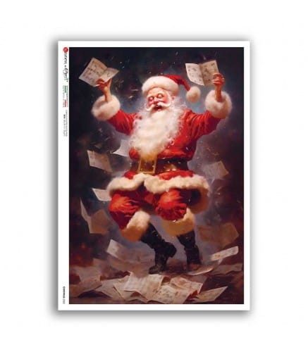 Papier ryżowy CHRISMAS 0362 A5 16X22   