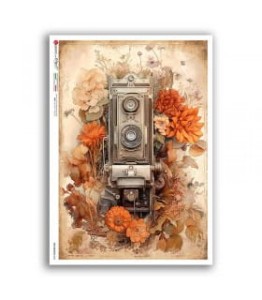 Papier ryżowy STARE PRZEDMIOTY 0040 A5 16X22  