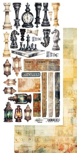 Karta 15x30,5cm  The Men's World  6x12'' dodatki  