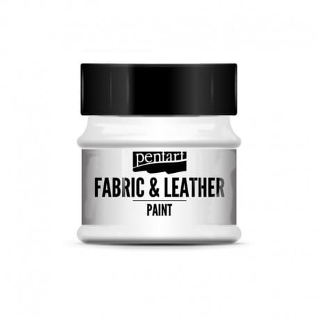 PENTART FARBA DO TKANIN I SKÓR 50ml BIAŁA