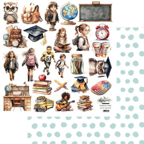 Dodatki 12x12''-School time/ Szkolny czas   (   47 )