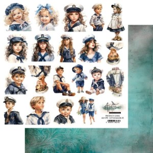 Dodatek 30,5x30,5cm  do wycinania  Underwater world     ( 32 )