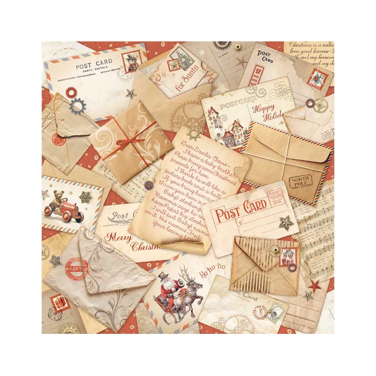 Tkanina Gear up for Christmas Stamperia - 30x30cm
