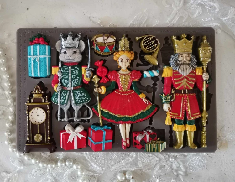 Forma silikonowa do odlewów 20x13 cm - Prima Nutcracker Party