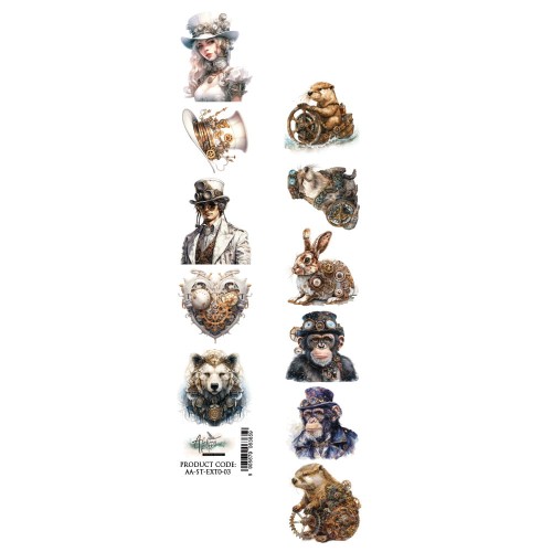 Paseczki do samodzielnego wycięcia  AA-ST-EXT0-03