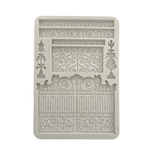 Foremka silikonowa A5 - Brama, Ornamenty, Stamperia KACMA565