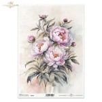 Papier ryżowy ITD R2463 - A4, Piwonia.jpg