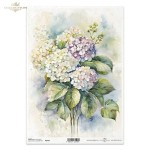 Papier ryżowy ITD R2467 - A4, Hortensja.jpg
