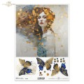 Papier ryżowy ITD R2400 - A4, Kobieta, Motyl.jpg