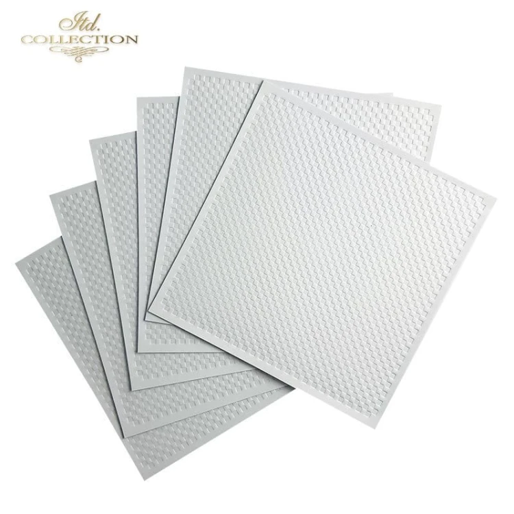 Papier tłoczony ITD PSS057 - zestaw 6 sztuk