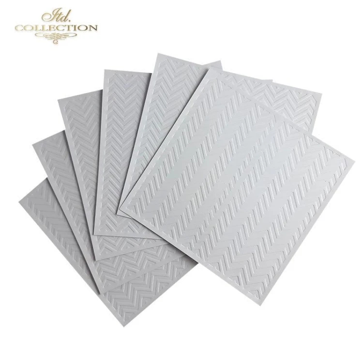 Papier tłoczony ITD PSS047 - zestaw 6 sztuk