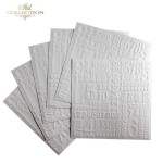 Papier tłoczony ITD PSS050 - zestaw 6 sztuk