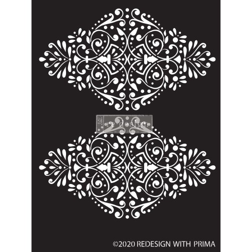 Szablon 3D Prima Re·Design - Dotted Flourish, 23x34cm