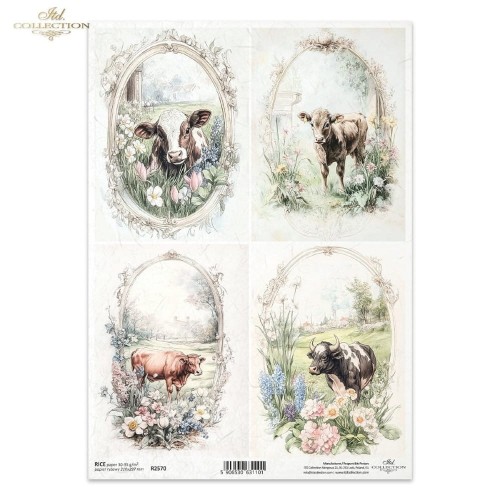 Papier ryżowy ITD R2570 - A4, Portrety Byczka