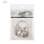 Papier ryżowy mini ITD RSM157 - zestaw 6 sztuk, Zajączki