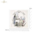Papier ryżowy mini ITD RSM164 -  Owce, Kozy