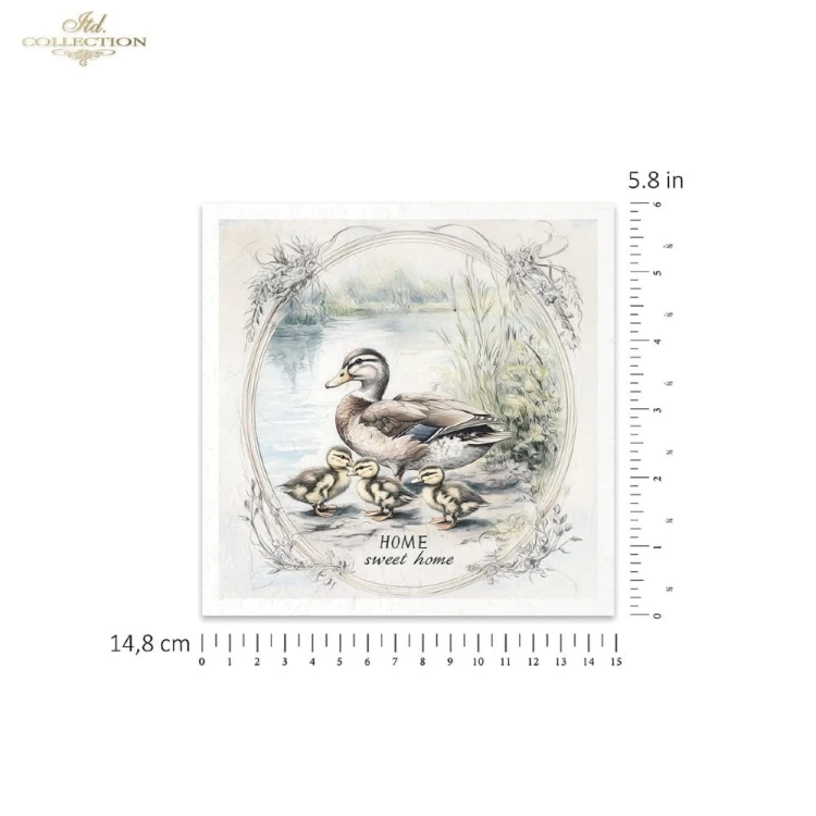 Papiery ryżowe mini ITD RSM159 - 6 sztuk