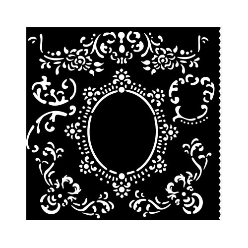 Szablon 3D Stamperia 18x18cm - Ornamenty