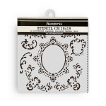 Szablon 3D Stamperia 18x18cm - Ornamenty, ramka