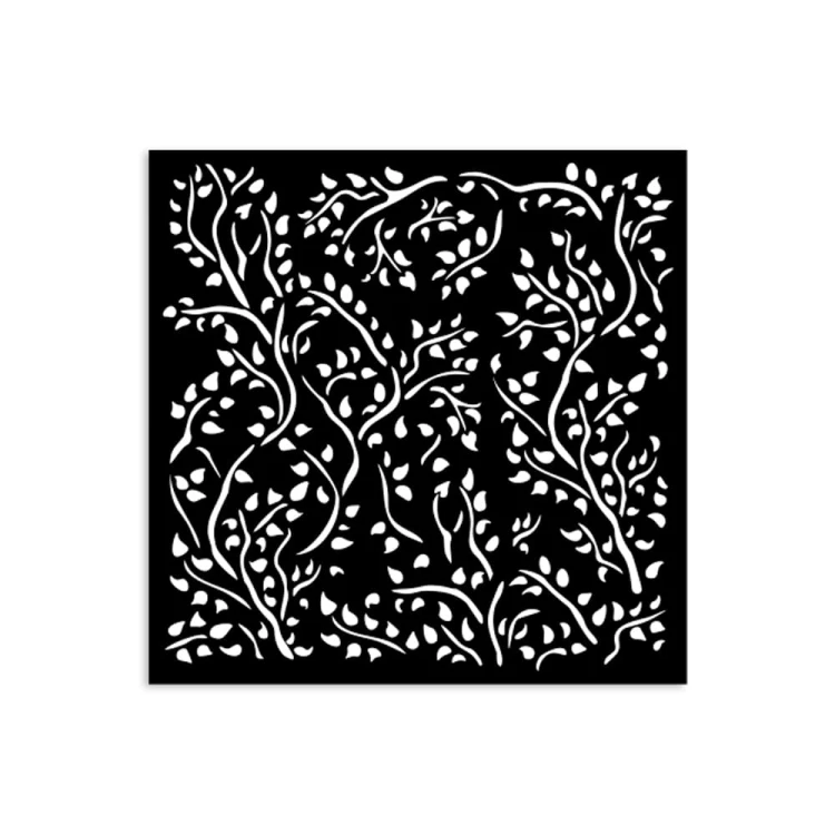Szablon 3D Stamperia 12x12cm - listeczki