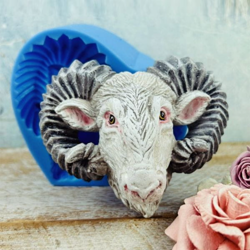 Foremka silikonowa Mila Project FMP064 - Baran, głowa