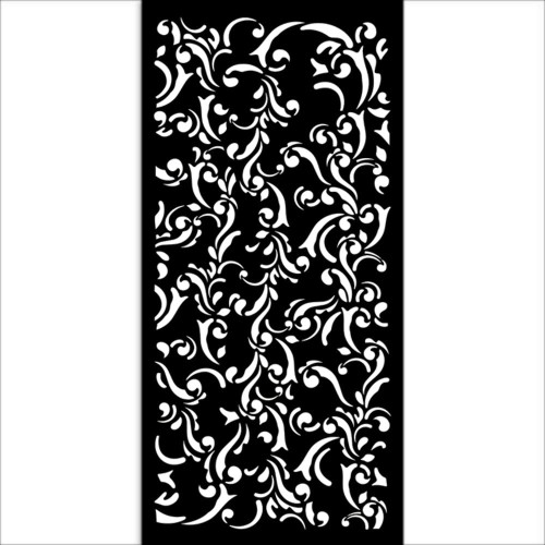 Szablon 3D Stamperia 12x25 cm - Roślinne ornamenty