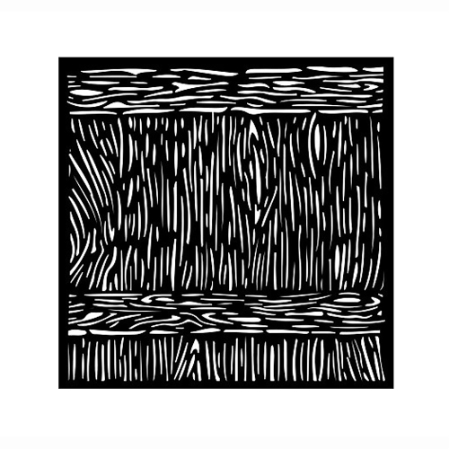 Szablon 3D Stamperia 18x18 cm - Efekt drewna, tekstura