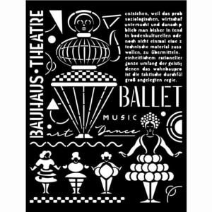 Szablon 3D Stamperia 20x25 cm - Bauhaus Teatr