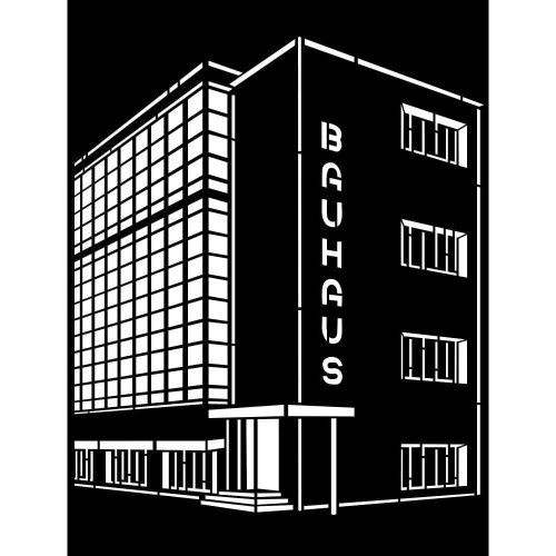 Szablon 3D Stamperia 20x25 cm - Bauhaus Pałac