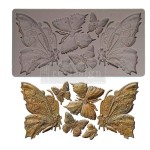 Forma silikonowa do odlewów 25x13 cm Prima Steamflight Symphony. 6 motyli różnych rozmiarów w stylu steampunkowym.