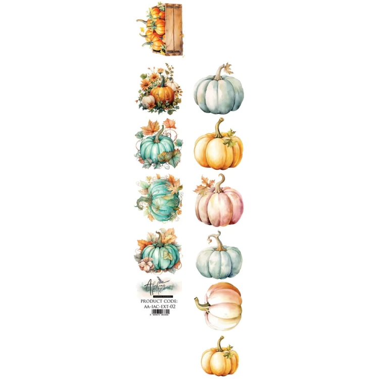 Pasek do wycinania 5x30,5 cm dwustronny z kolekcji In Autumn Colors od Alchemy of Art