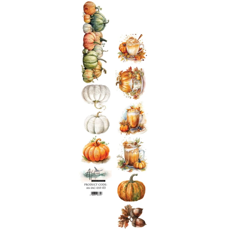 Pasek do wycinania 5x30,5 cm dwustronny z kolekcji In Autumn Colors od Alchemy of Art