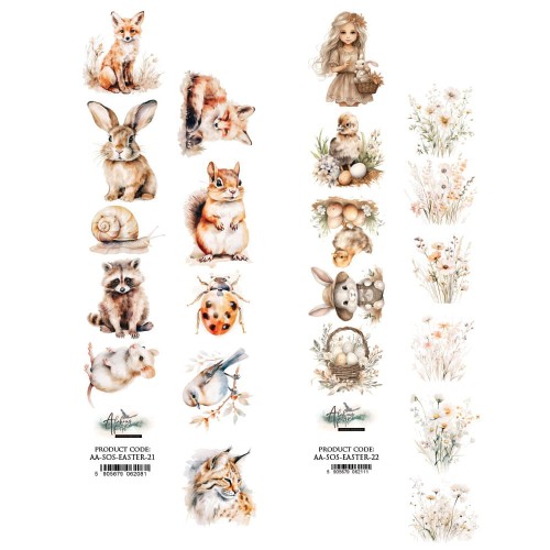 Paski do wycinania 5x30,5 cm - dwustronny papier scrapbookingowy od Alchemy of Art