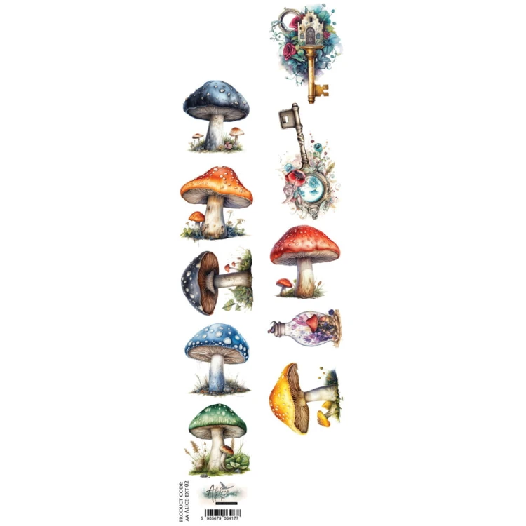 Pasek do wycinania 5x30,5 cm dwustronny z kolekcji Alice od Alchemy of Art