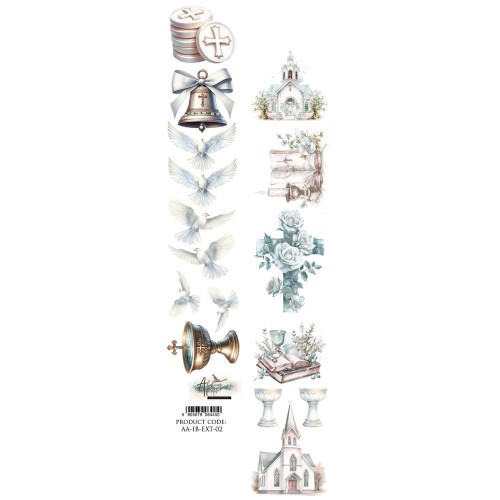  Pasek do wycinania 5x30,5 cm dwustronnie zadrukowany | Alchemy of Art