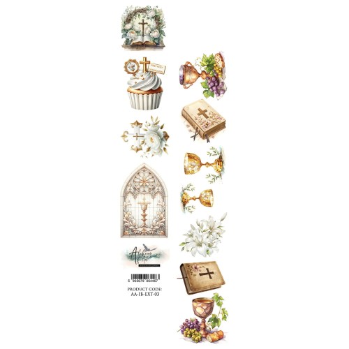 Pasek do wycinania 5x30,5 cm dwustronnie zadrukowany | Alchemy of Art