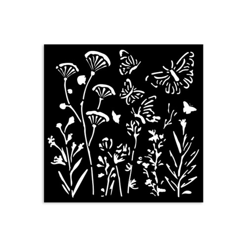 Szablon 3D Stamperia 12x12 cm, elastyczny i przeźroczysty, idealny do decoupage i scrapbookingu. Kod produktu: KSTDS16