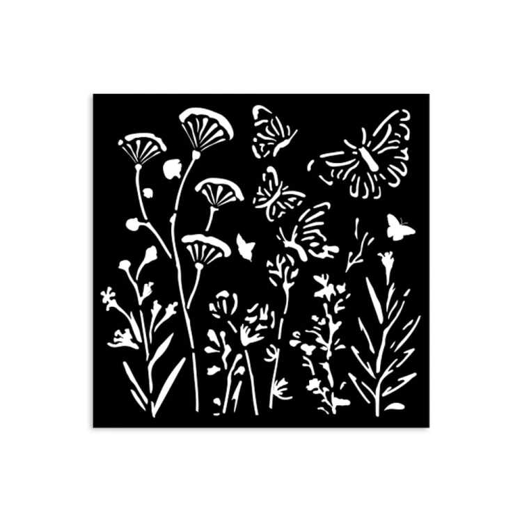 Szablon 3D Stamperia 12x12 cm, elastyczny i przeźroczysty, idealny do decoupage i scrapbookingu. Kod produktu: KSTDS16
