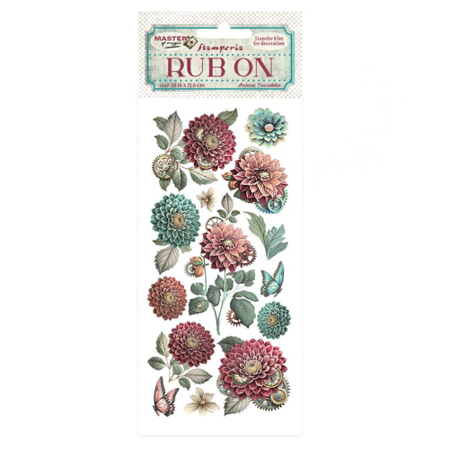 Rub-On naklejka transferowa Stamperia do art journali, scrapbookingu i dekoracji gładkich powierzchni  o wymiarach 10x21,6 cm