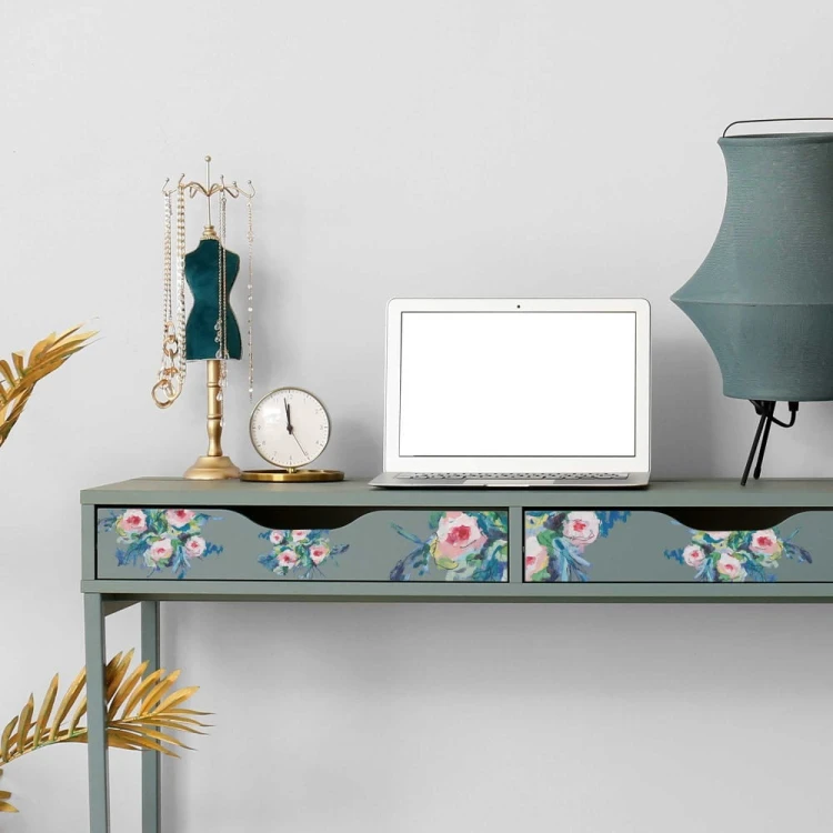 Transfer wodny H2O Expressive Blooms - idealny do zdobienia mebli
