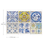 Decor Transfer Casa Tiles - 3 arkusze 15x30cm | Prima