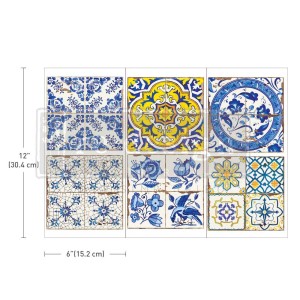 Decor Transfer Casa Tiles - 3 arkusze 15x30cm | Prima