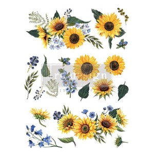 Decor Transfer Sunflower Fields - rolka 56x76 cm | Prima