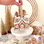 Forma silikonowa 20x13 cm - Prima Festive Gingerbread Treats, domek z piernika
