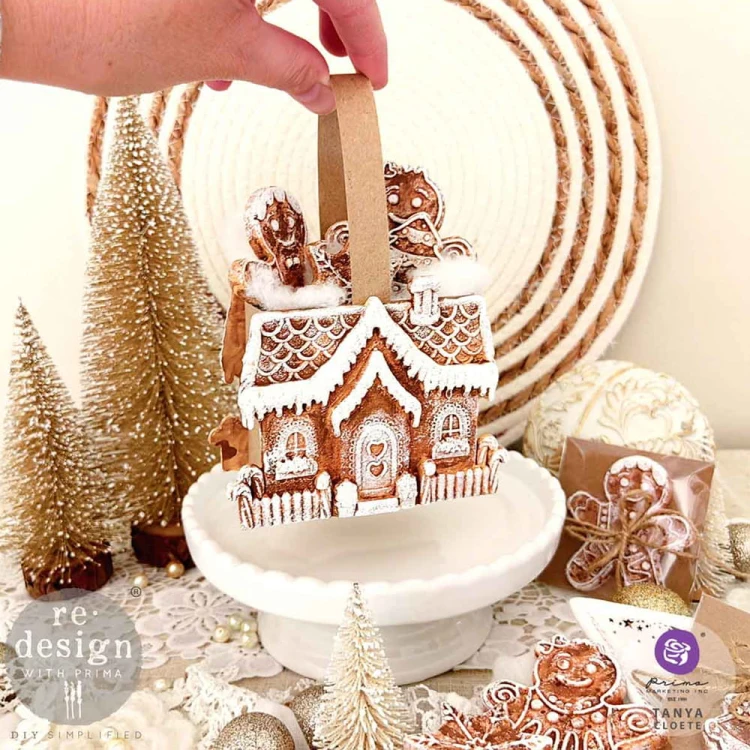 Forma silikonowa 20x13 cm - Prima Festive Gingerbread Treats, domek z piernika