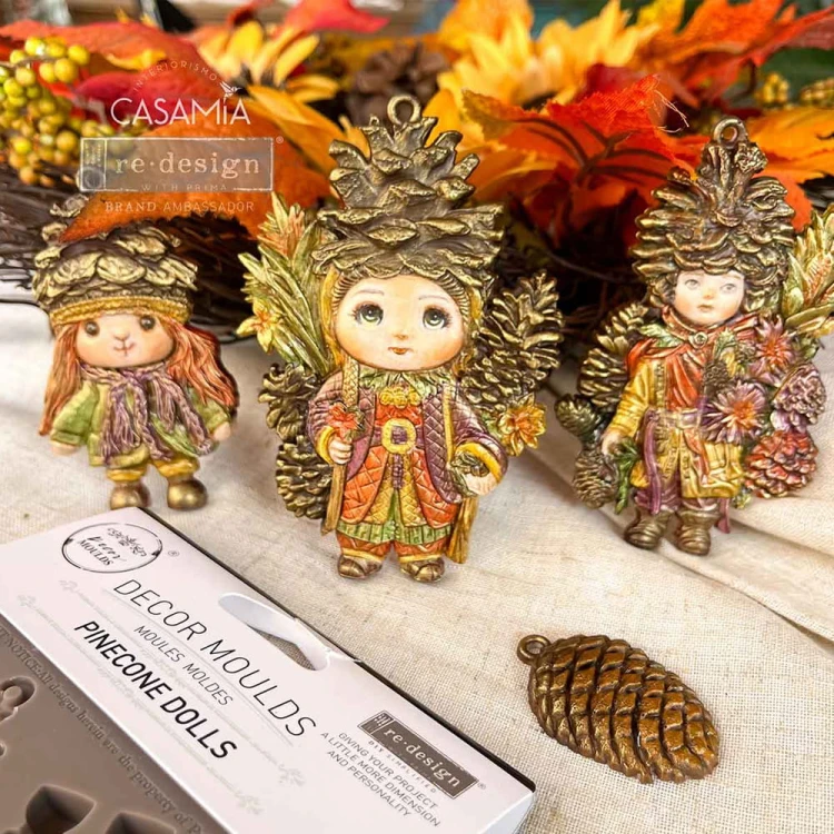 Forma silikonowa 20x13 cm - Prima Pinecone Dolls