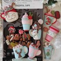 Forma silikonowa do odlewów 20x13 cm - Prima Cheerful Cups , kubki i filiżanki świąteczne