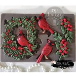 Forma silikonowa do odlewów 20x13 cm - Prima Cardinal Cheer , perfekcyjne wzornictwo